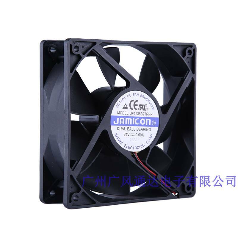 JAMICON JF1238B2TRPR 12cm 24V 0.60A 12038 Cooling Fan