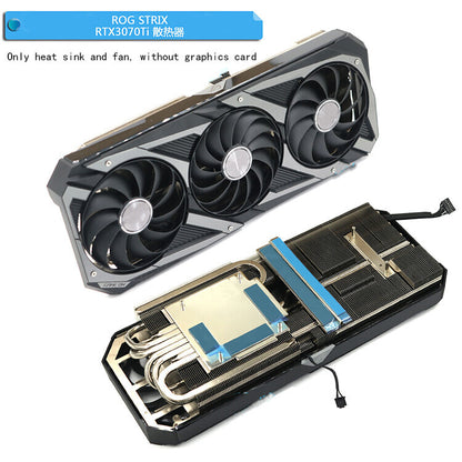 For ASUS ROG STRIX RTX3060Ti 3070 3070Ti RX6700XT Graphics Card Cooler with Fan