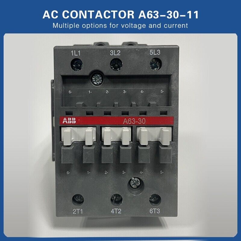 new ABB AC CONTACTOR   A63-30-11 1SBL371001R8011 220-230V 50HZ/230-240V 60HZ