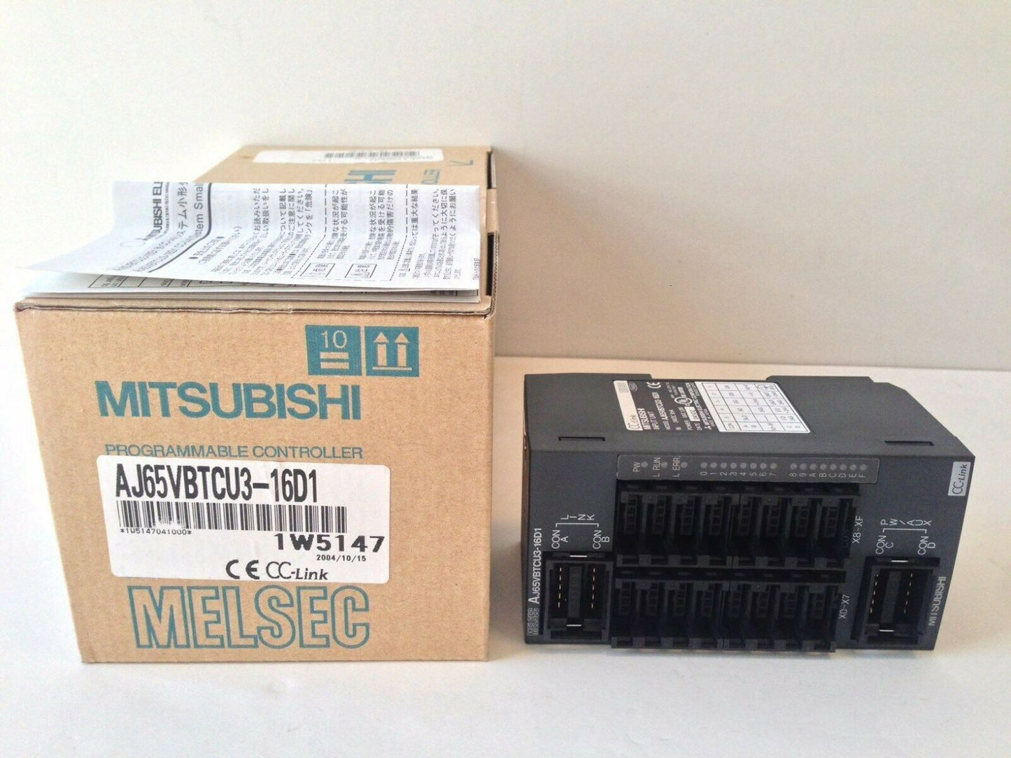 1-PC In-Box PLC Module with Mitsubishi AJ65VBTCU3-16D1 - MITSUBISHI