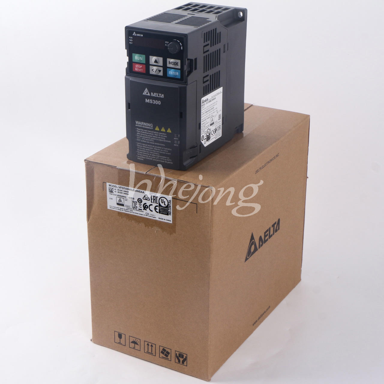 1.5KW 3phase 220V AC motor drive VFD7A5MS23ANSAA DELTA VFD 2HP - DELTA