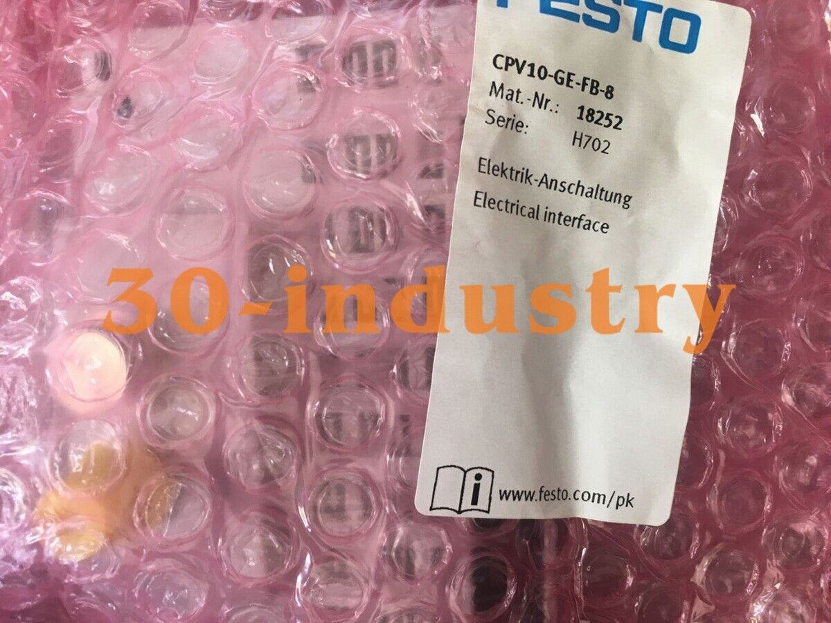 FESTO Solenoid Valve Cover CPV10-GE-FB-8 with Resistor - 1 Piece - FESTO