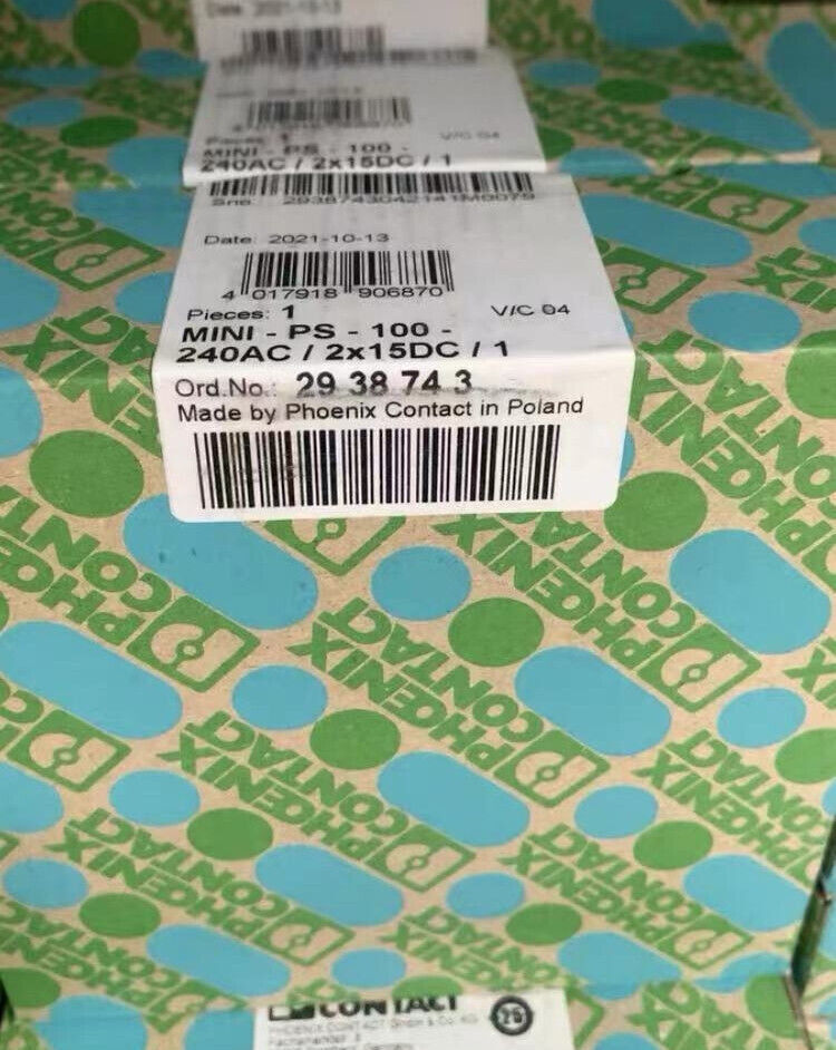 Phoenix Contact MINI-PS-100-240AC/2X15DC/1 switching power supply 2938743 (1Pcs)