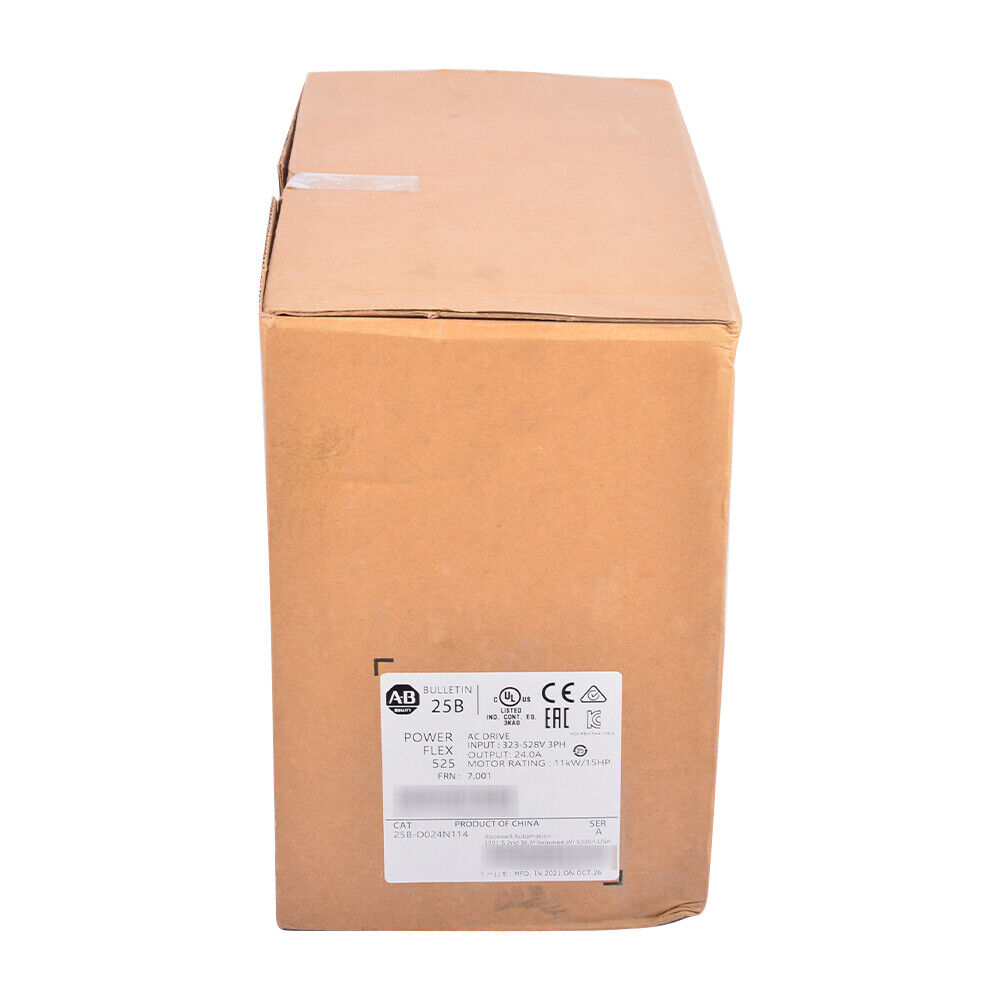 Allen Bradley 25B-D024N114 AC Drive 11kW 15Hp – Sealed, PowerFlex 525, 25HP, 15HP - ALLEN BRADLEY