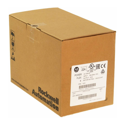 Allen Bradley 22A-A8P0N114 2HP AC Inverter VFD Driver - ALLEN BRADLEY