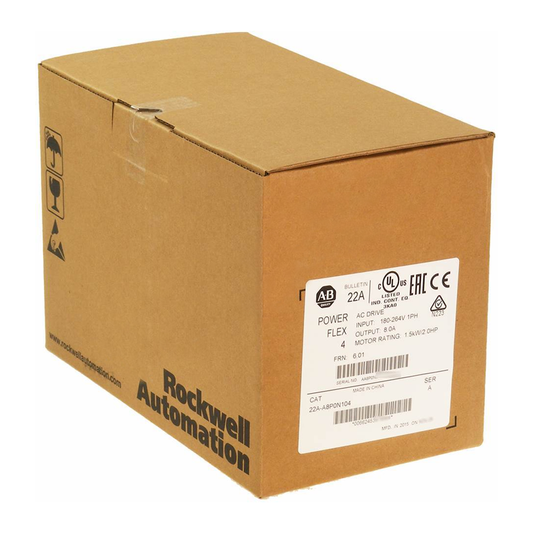 Allen Bradley 22A-A8P0N114 2HP AC Inverter VFD Driver - ALLEN BRADLEY