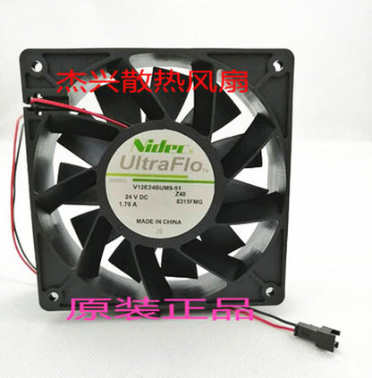 NIDEC v12e24bum9-51 24V 1.70A 12038 cooling fan