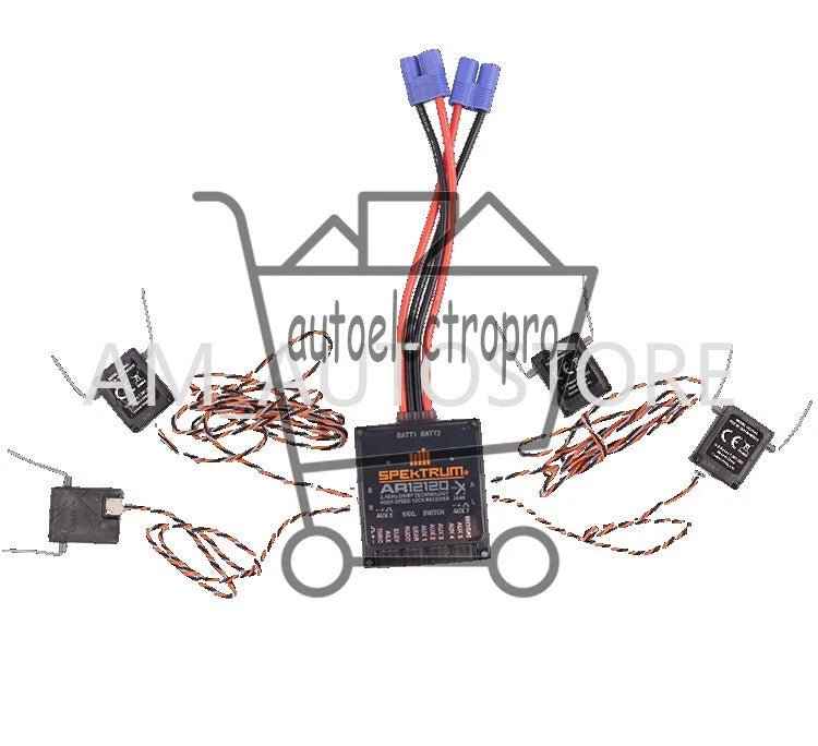 AR12120 with 4 Satellites For SPEKTRUM 2.4G 12-Channel DSM-X PowerSafe Receiver