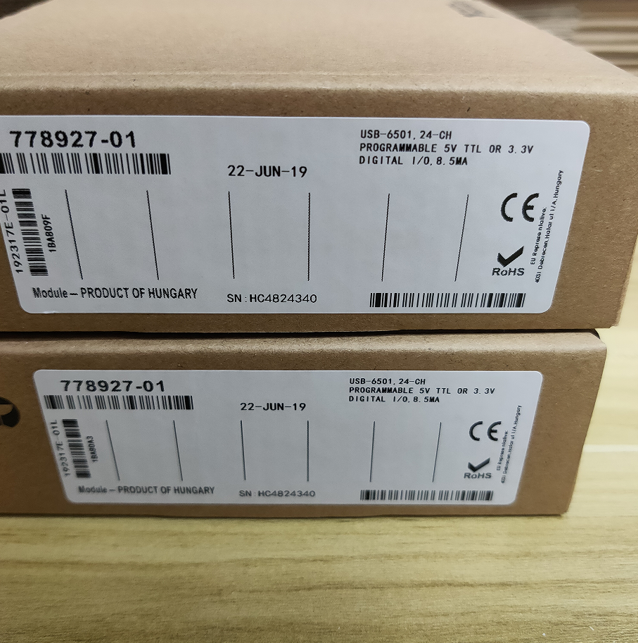 Sealed 24CH 8.5mA 5MHz DAQ USB-6501 NI 779205-01 - NATIONAL INSTRUMENTS