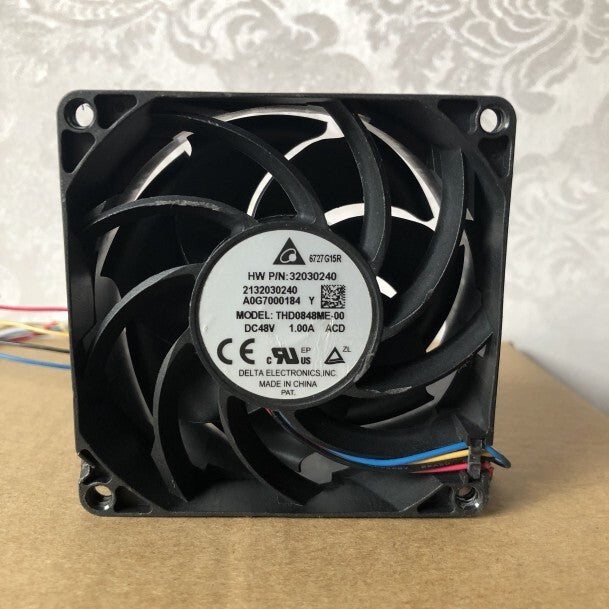 Delta THD0848ME-00 48V 1.00A 8038 8cm 4-wire high air volume cooling fan