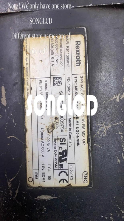 MSK060B-0600-NM-M1-UG0-NNNN Bosch Servo Motor - BOSCH