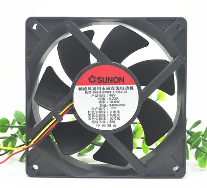 1pcs Sunon PMD4812PMB3-A (2) .GN 48V 12038 Ball Fan