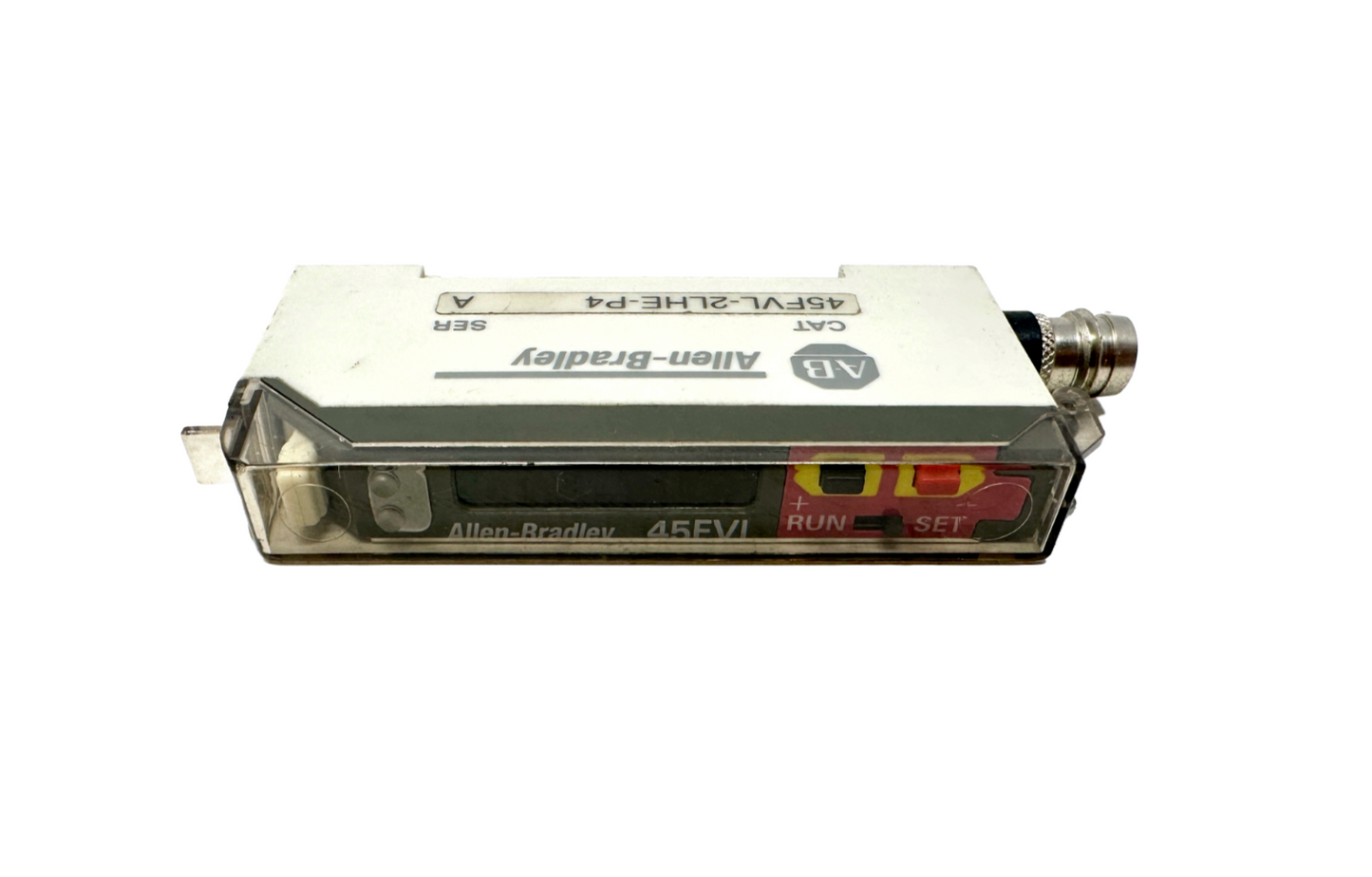 used Allen Bradley 45FVL-2LHE-P4 Fiber Optic Sensor - ALLEN BRADLEY