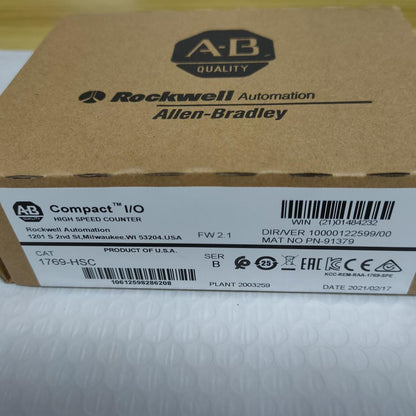Allen-Bradley 1769-HSC Compact High-Speed Counter New Factory Sealed US - ALLEN-BRADLEY