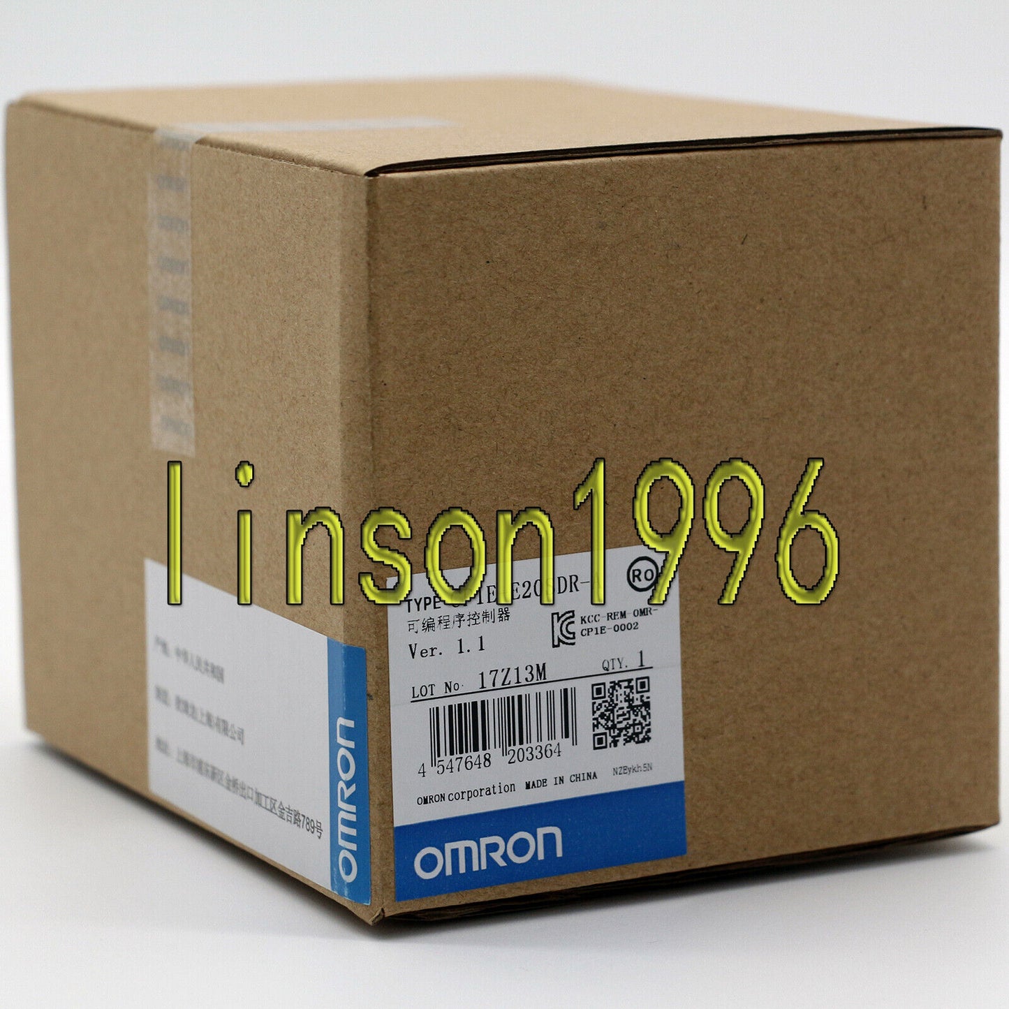 Omron PLC CP1E-E20SDR-A programmable controller - OMRON