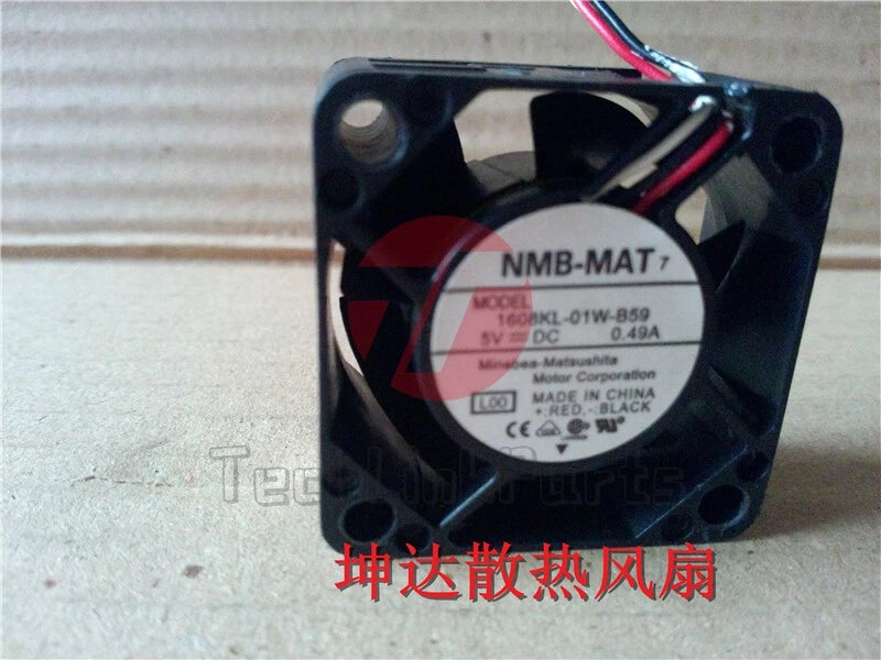 1pcs NMB 1608KL-01W-B59 4020 4CM 5V 0.49A Switch Server Fan