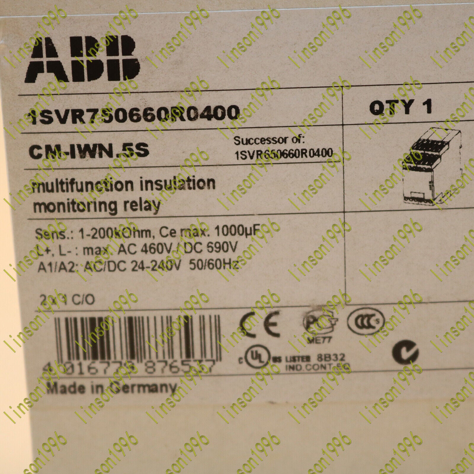 1PC CM-IWN.5S 1SVR750660R0400 FAST SHIP - KOEED