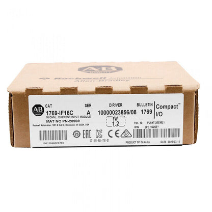 New Factory Sealed CompactLogix 16 Pt Current Module 1769IF16C - COMPACTLOGIX