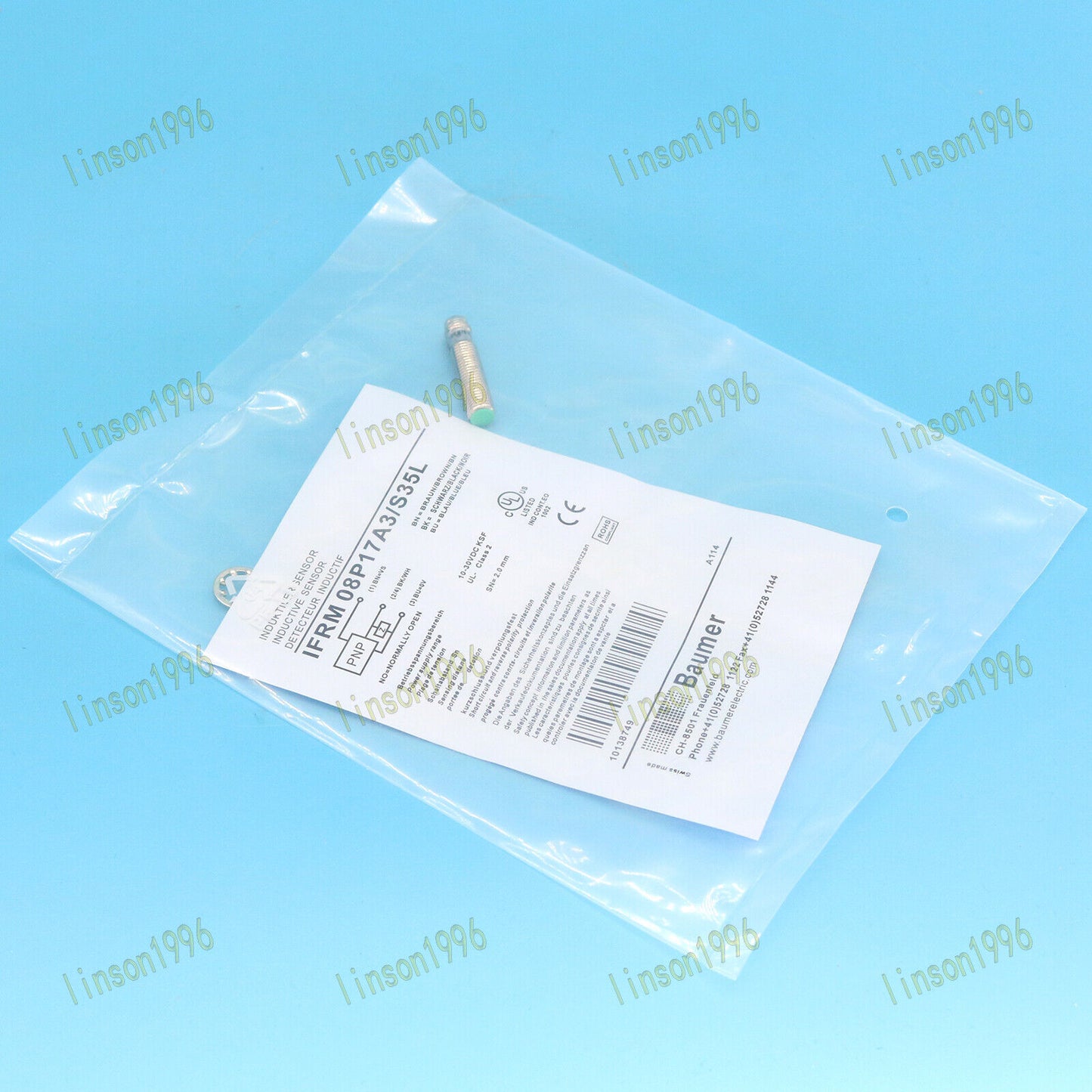 Baumer IFRM 08P17A3/S35L PLC Proximity Sensor - BAUMER