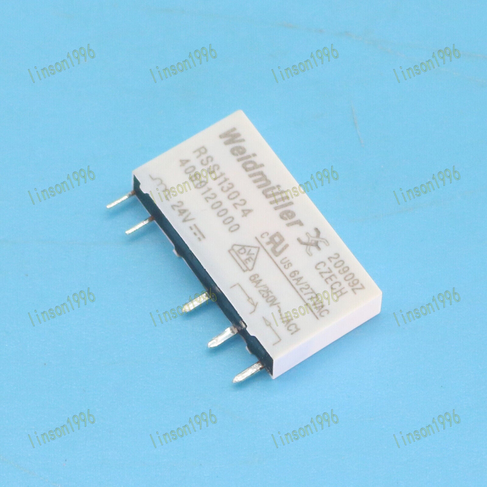 10-PC Weidmuller RSS113024 24VDC 5Pin Power Relay Fast - WEIDMULLER