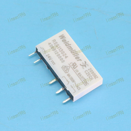 10-PC Weidmuller RSS113024 24VDC 5Pin Power Relay Fast - WEIDMULLER