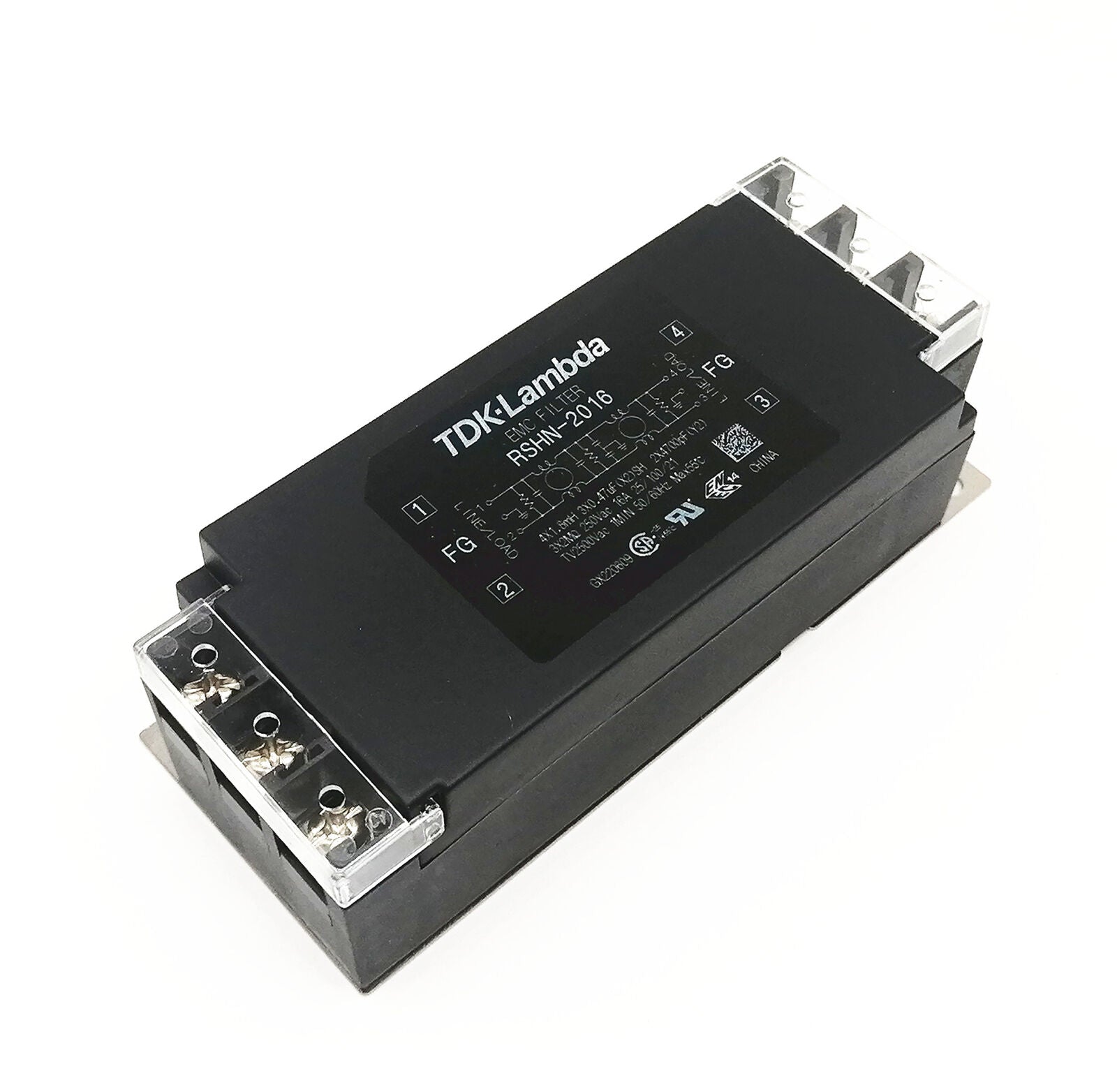 new 1pcs TDK-LAMBDA RSHN-2016 16A Single-phase EMC Power Filter 250V - TDK-LAMBADA