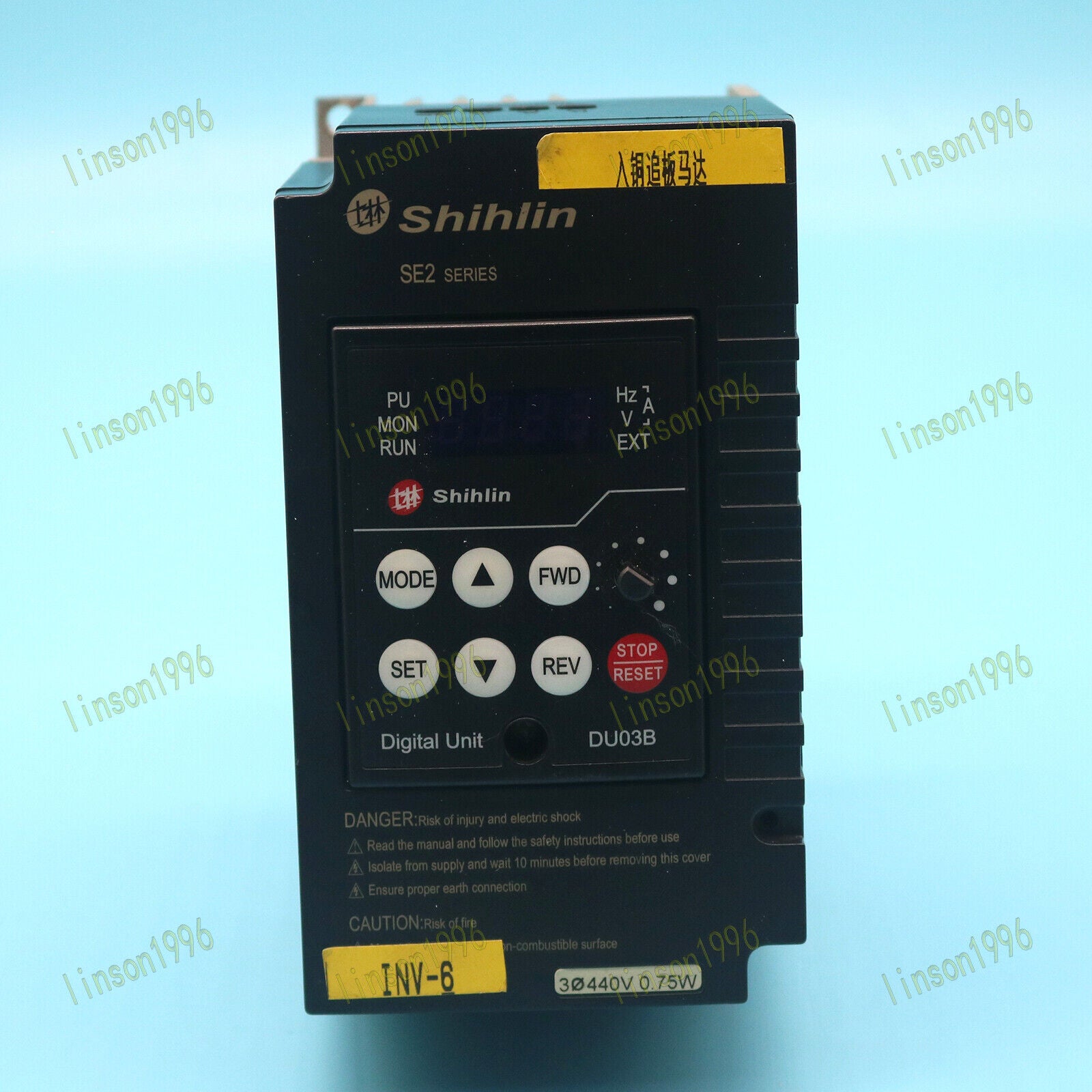 Used Shihlin Frequency Converter SE2-043-0.75K-D - SHIHLIN