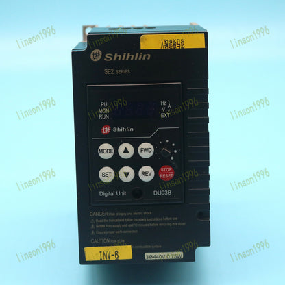 Used Shihlin Frequency Converter SE2-043-0.75K-D - SHIHLIN