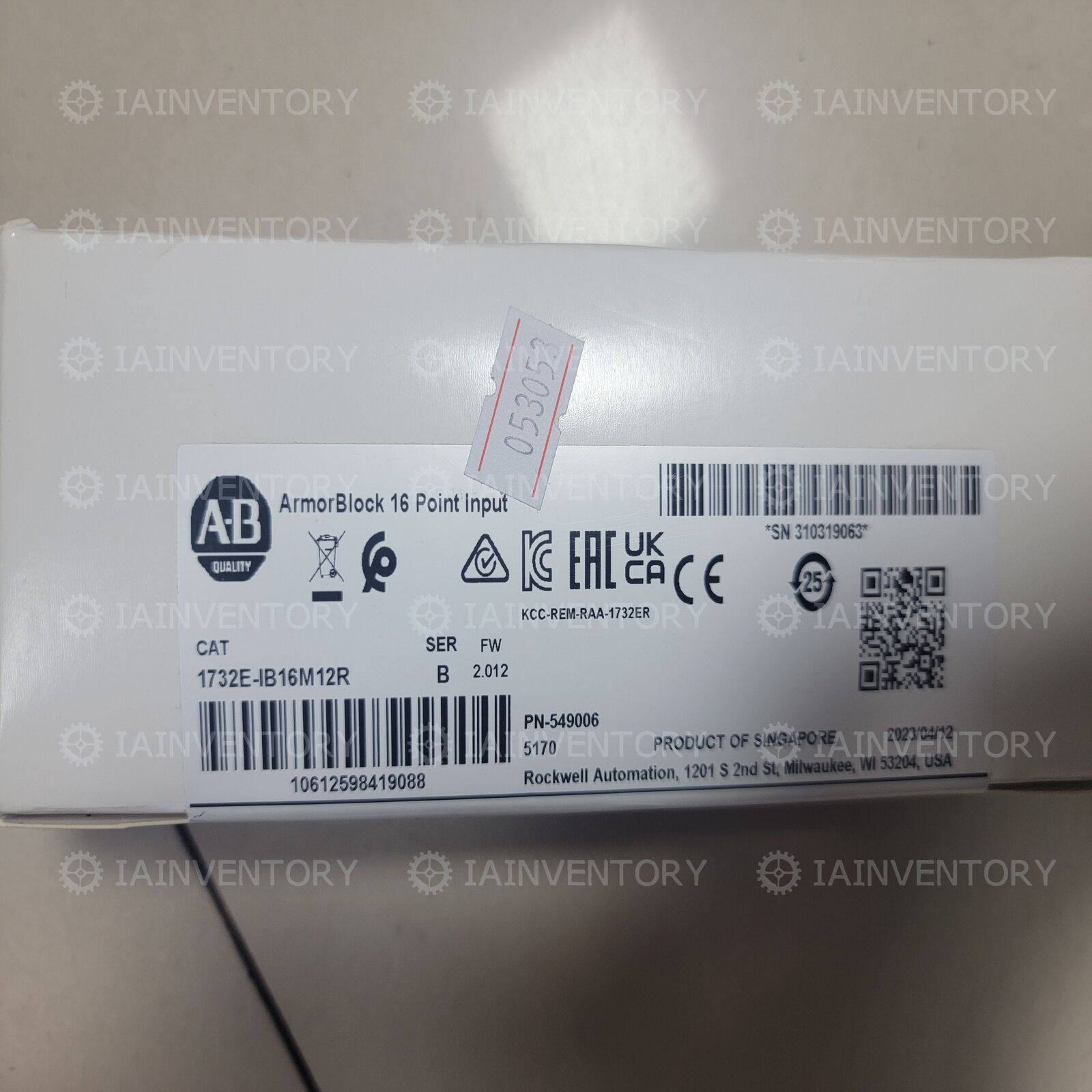 New Allen Bradley 1732E-IB16M12R ENet/IP ArmorBlock - ALLEN BRADLEY