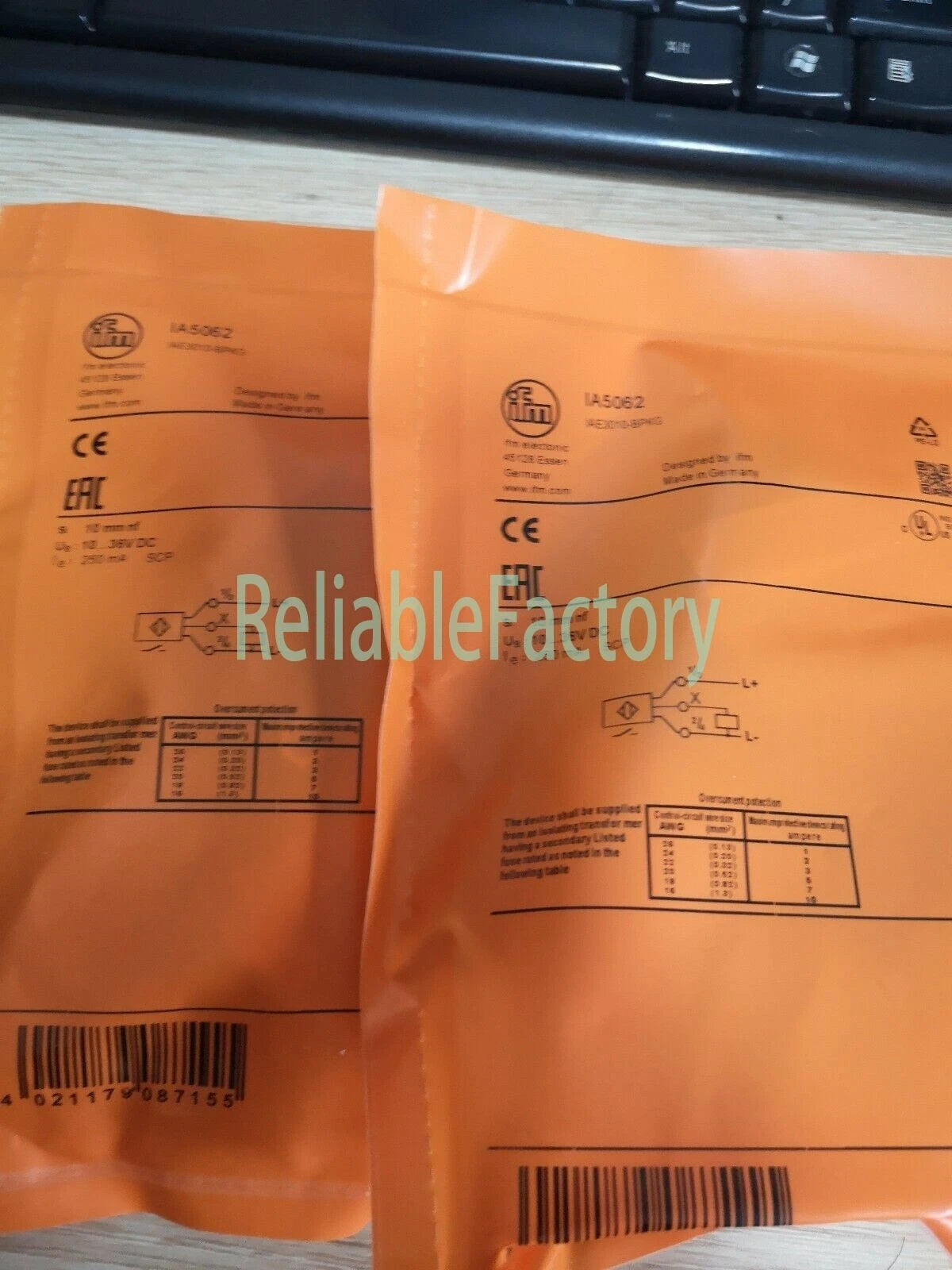 1PC IFM IA5062 inductive sensor
