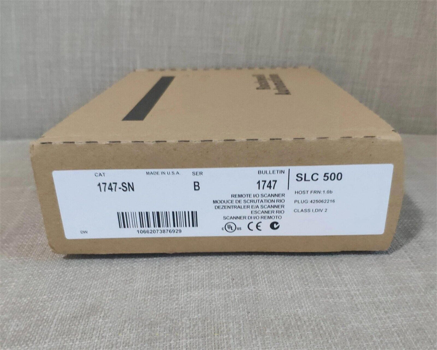 Allen-Bradley 1747-SN Remote Scanner PLC Module | High-Precision Industrial Automation Scanner | RS-485/RS-422 Support | Factory Sealed Design | 24VDC Operation - ALLEN-BRADLEY