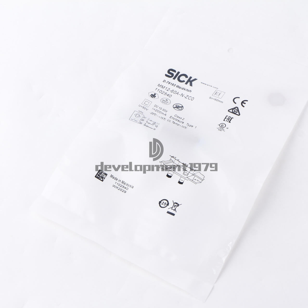 1PC Magnetic Proximity Switch MM12-60A-N-ZC0 - MAGNETIC PROXIMITY SWITCH