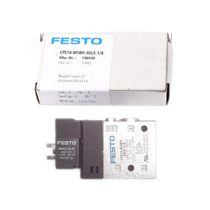 new 1pcs For Festo ones solenoid valve CPE14-M1BH-3GLS-1/8 196930 - FESTO