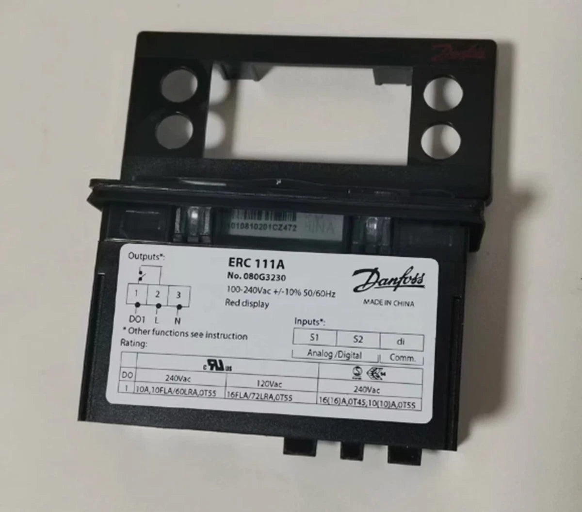 Danfoss ERC111A Refrigeration Controller 080G3230#u