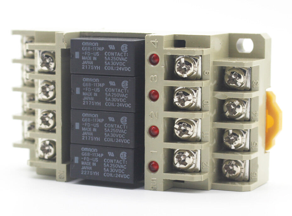 new 1pcs OMRON Terminal Relay G6B-4BND DC24V Module Combination
