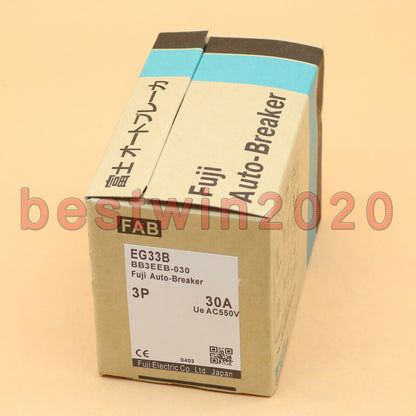 new Fuji Electric EG33B 3P 30A Leakage Circuit Breaker - FUJI ELECTRIC