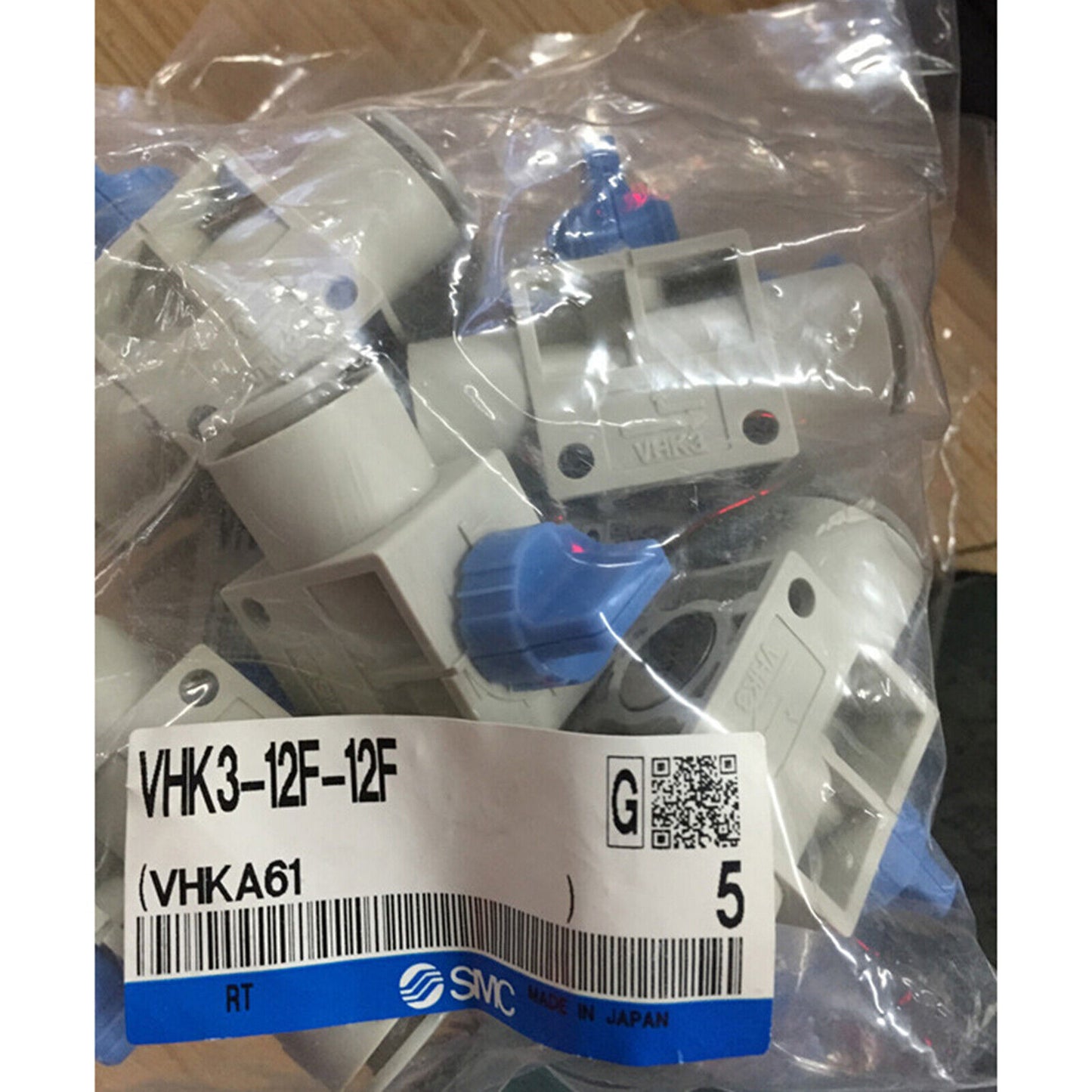 SMC VHK3-12F-12F 1Bag 5PCS Connector Valve Fast Delivery - SMC