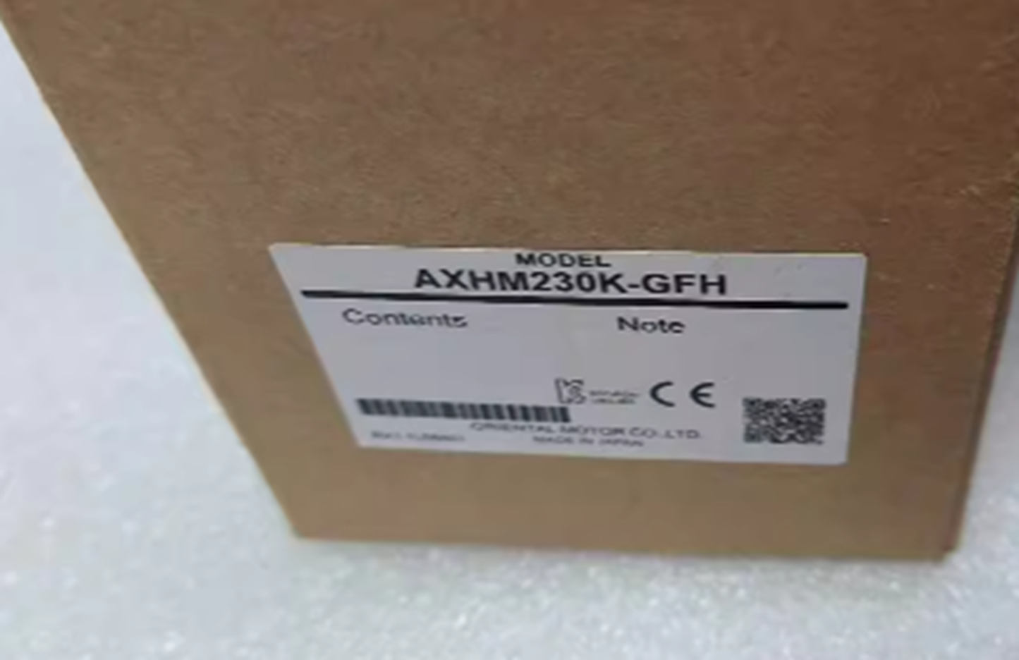 ORIENTAL MOTOR AXHM230K-GFH Brushless DC Motor - High Performance Motor - ORIENTAL MOTOR
