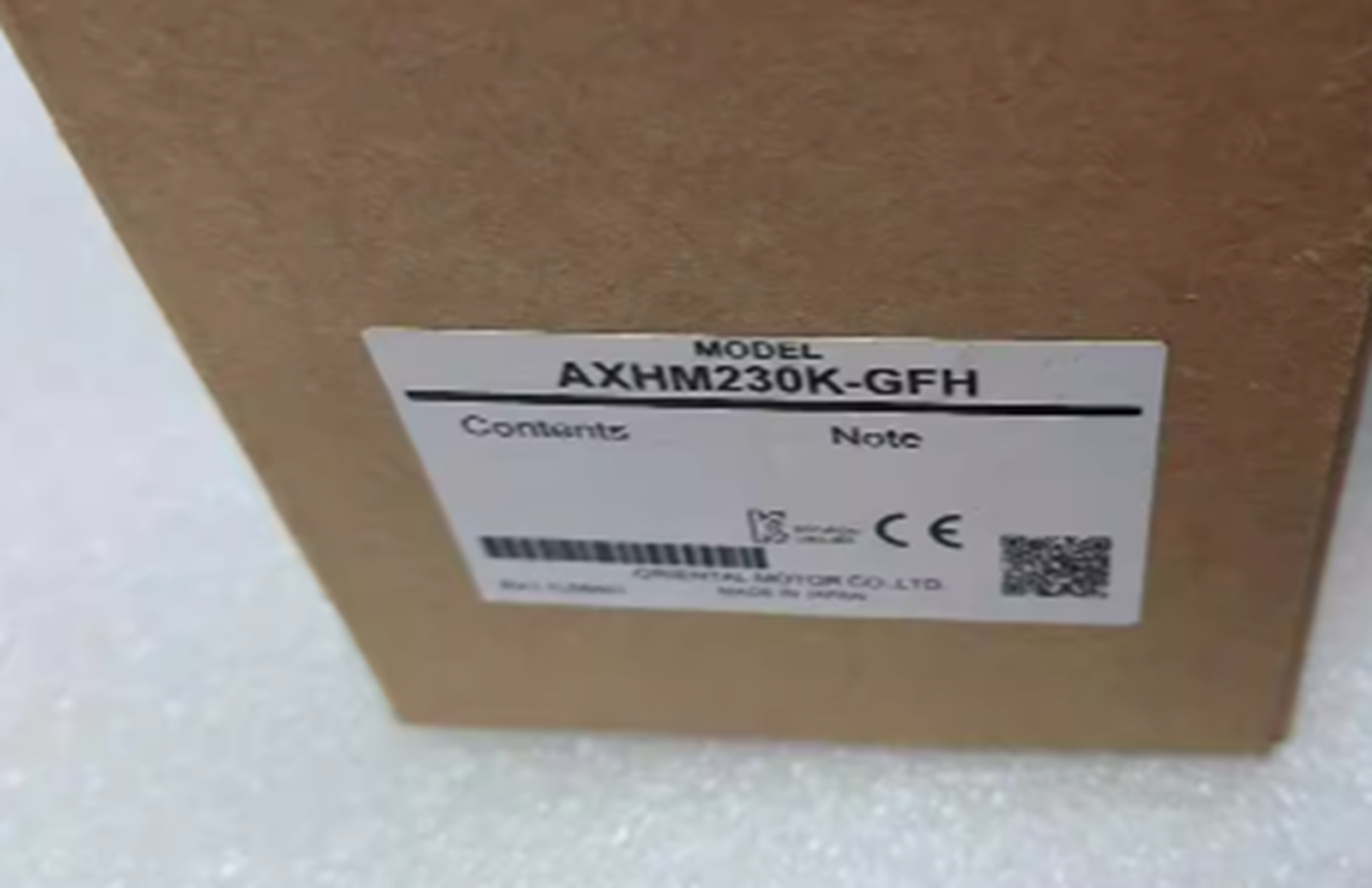 ORIENTAL MOTOR AXHM230K-GFH Brushless DC Motor - High Performance Motor - ORIENTAL MOTOR
