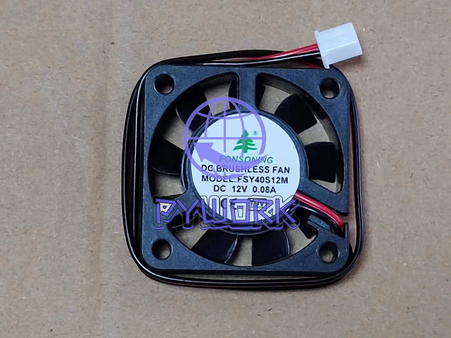 FONSONING 4CM FSY40S12M 12V 0.08A 4010 Charger Inverter Cooling Fan~