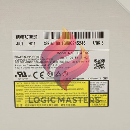 Panasonic UJ-240 6X 3D Blu-ray Burner Writer BD-RE Slim SATA Drive 1PCS