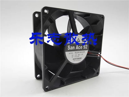 Sanyo San Ace 92 9G0924H104 9038 DC24V 0.3A 2-Wire Inverter Cooling Fan