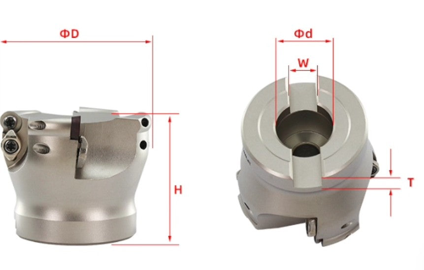 1PCS For milling cutter head R5 round nose CNC cutter head EMR 5R125-40-7T