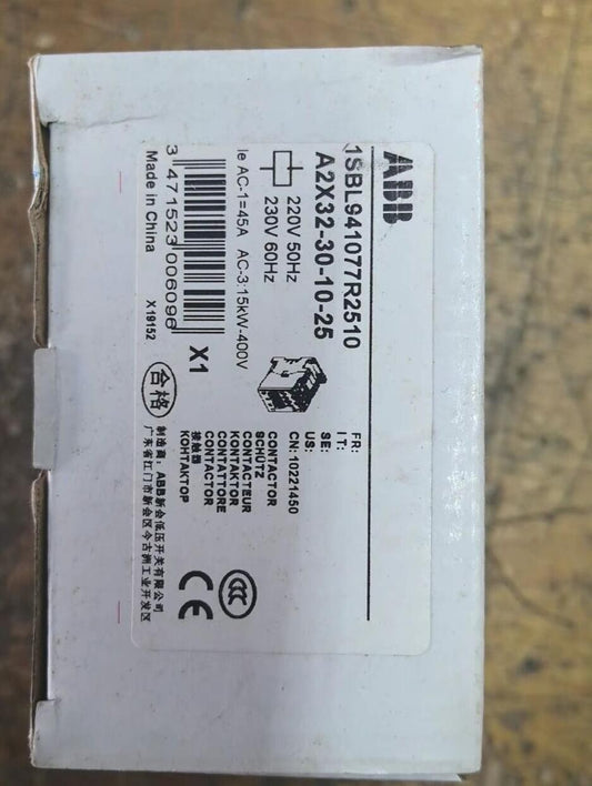 1PC  ABB A2X32-30-10 A2X32-30-10-25 1SBL941077R2510 220-230V Contactor