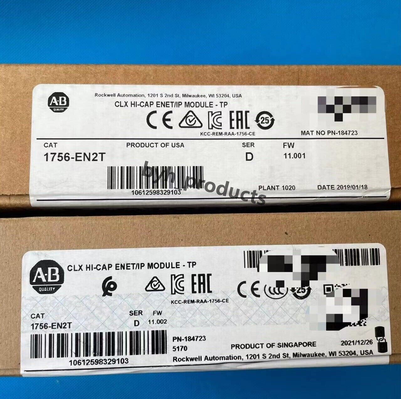 Allen Bradley 1756-EN2T ControlLogix EtherNet/IP - ALLEN BRADLEY