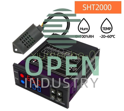 10A SHT2000 Temperature & Humidity Controller Hygrometer Thermostat Sensor