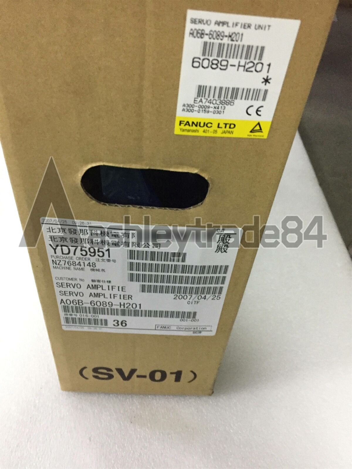 new 1PCS  Fanuc server Driver A06B-6089-H201