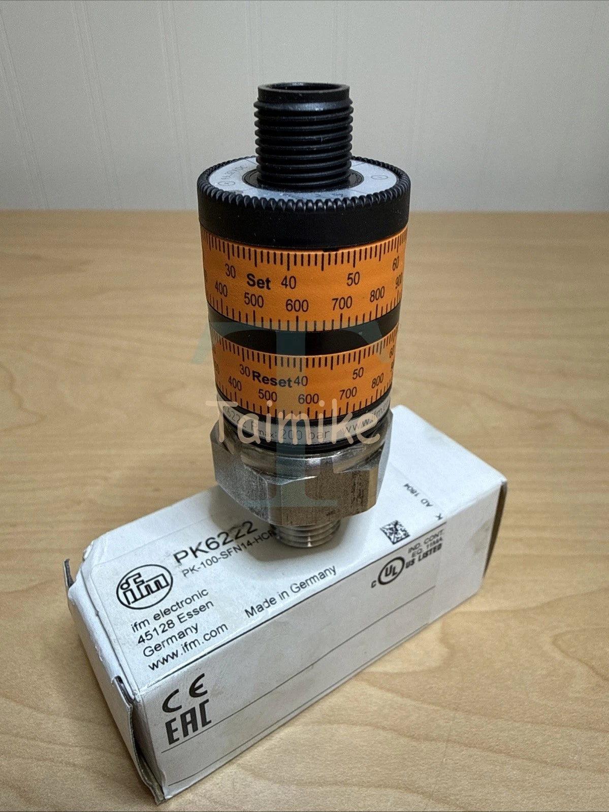 ! IFM PK6222 Pressure Sensor Switch PK-100-SFN14-HCPKG/US/