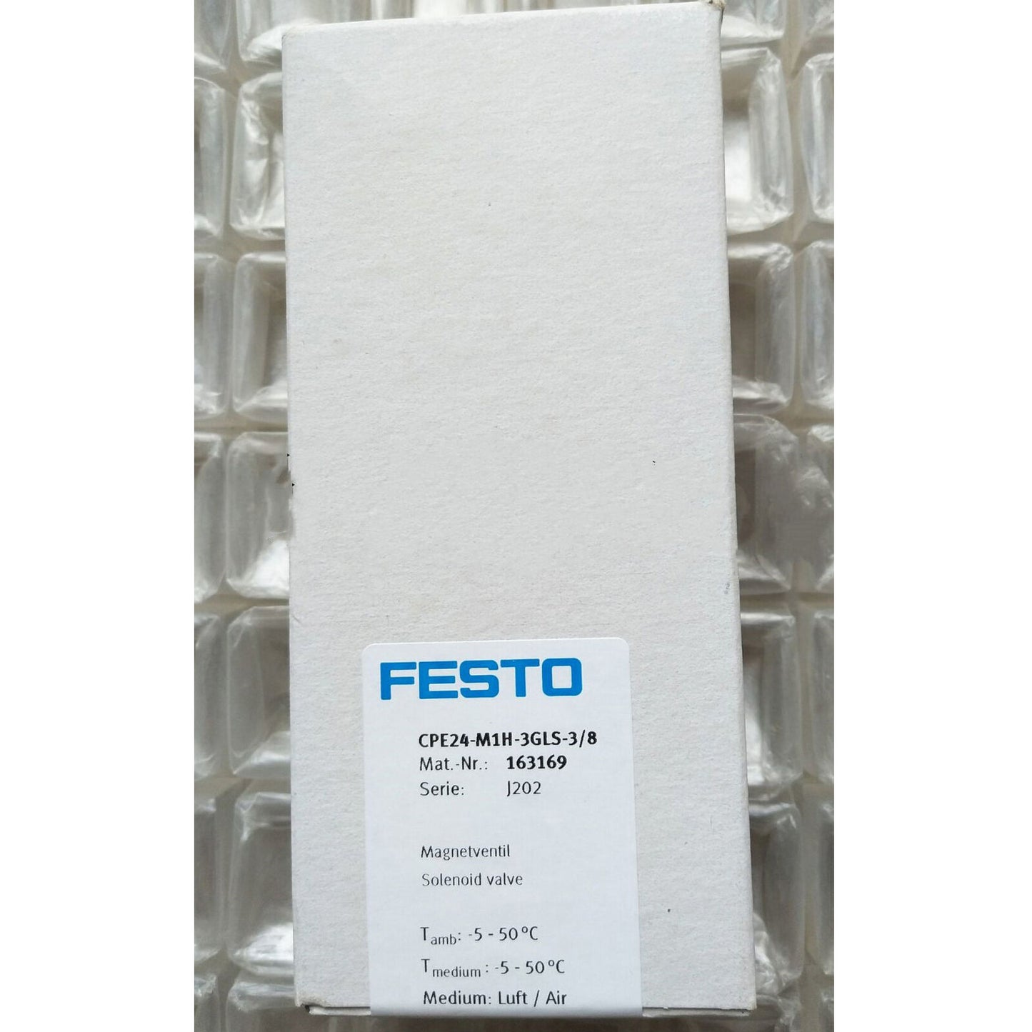 FESTO CPE24-M1H-3GLS-3/8 Solenoid Valve - FESTO