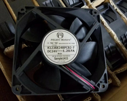 1pcs  PELKO Motors K1238X24BPCB2-7 12038 24V 1.2A Inverter Fan